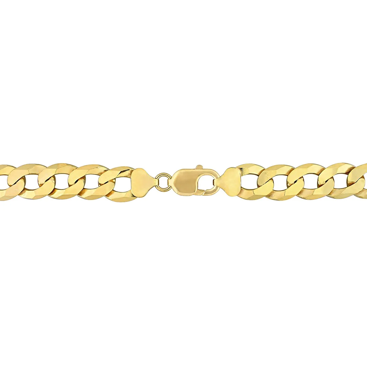Miadora 18kt Yellow Gold Plated Sterling Silver Curb Chain Men's Bracelet sold by Zulily product image thumbnail 2