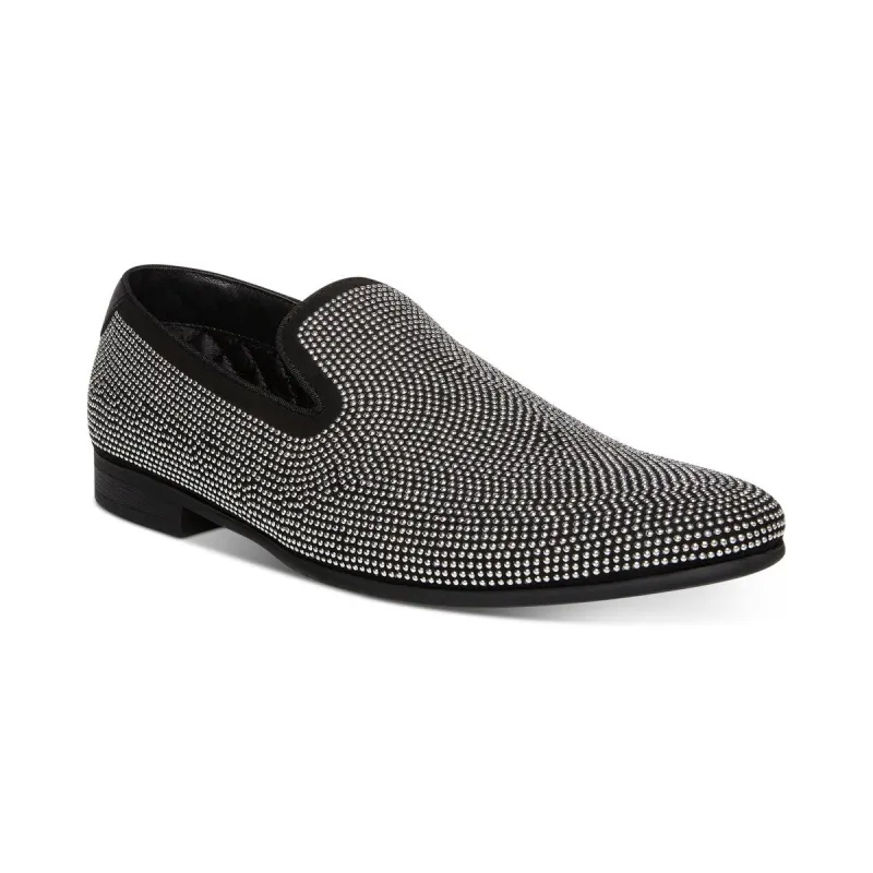Steve Madden Men's Mezmoryz Stud Smoking Slipper Black/silver Size 7M sold by Zulily