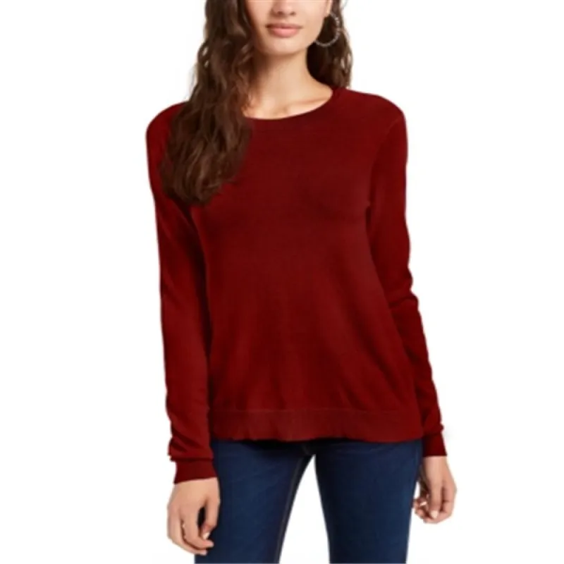 Planet Gold Junior's Crewneck Sweater Red Size X-Large sold by Zulily