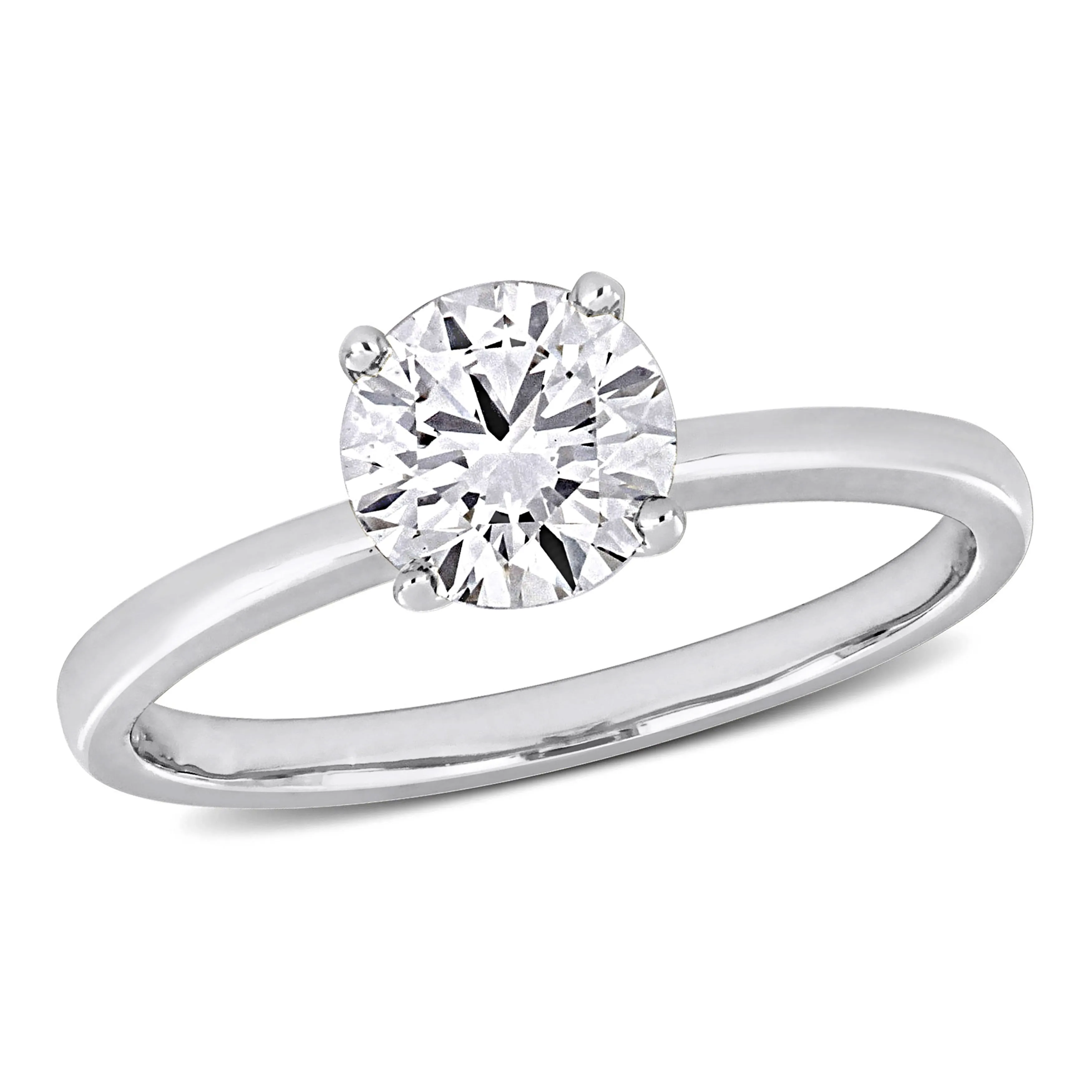 Created Forever 1ct TDW Lab-Grown Diamond Solitaire Ring 14k White Gold sold by Zulily