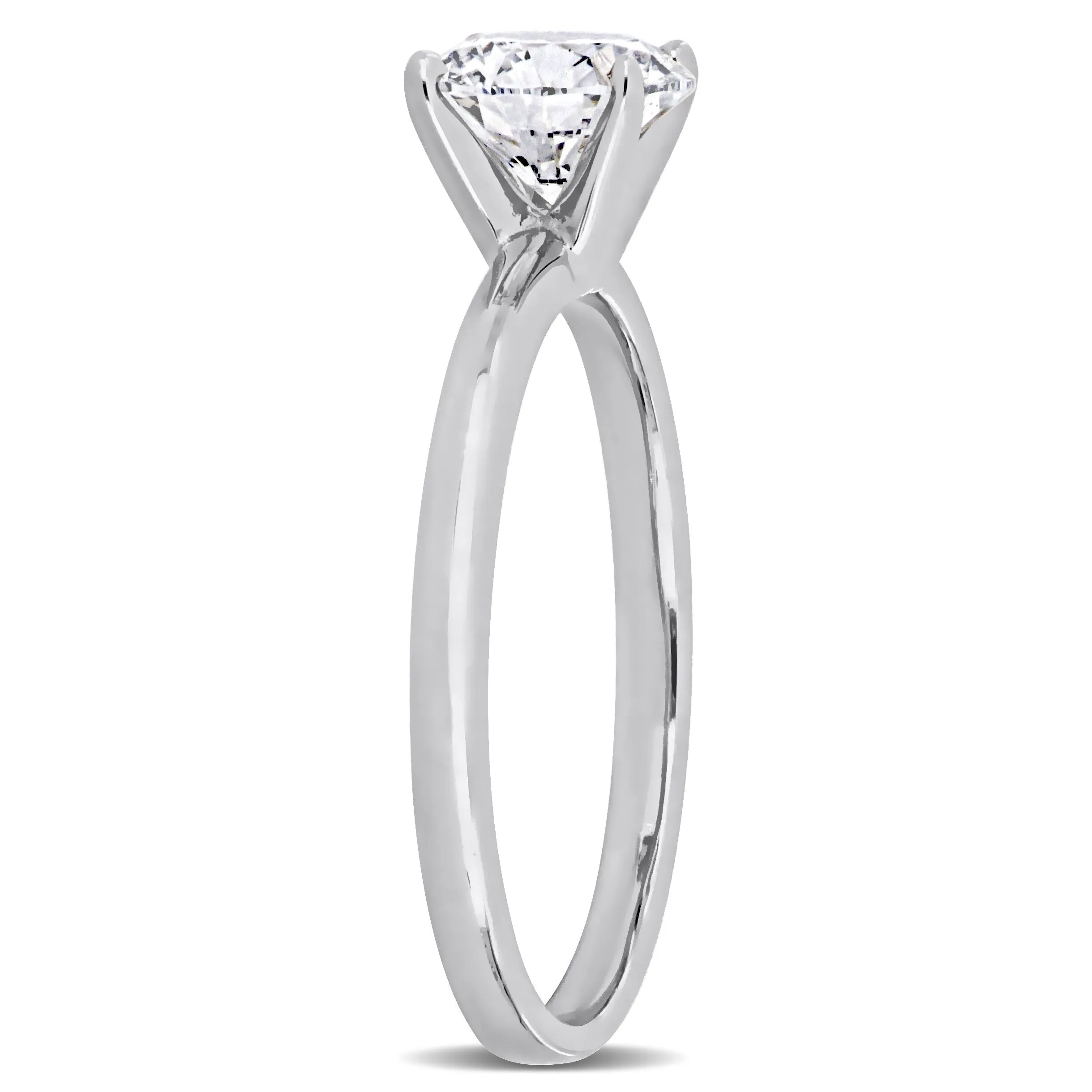 Created Forever 1ct TDW Lab-Grown Diamond Solitaire Ring 14k White Gold sold by Zulily product image thumbnail 3