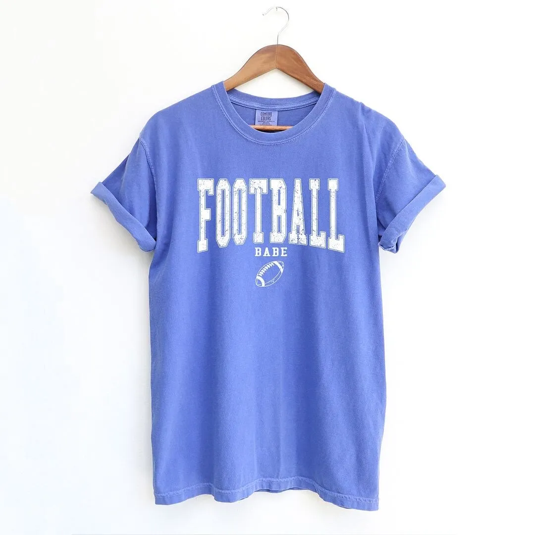 Varsity Football Babe Garment Dyed Tee sold by Zulily product image thumbnail 2