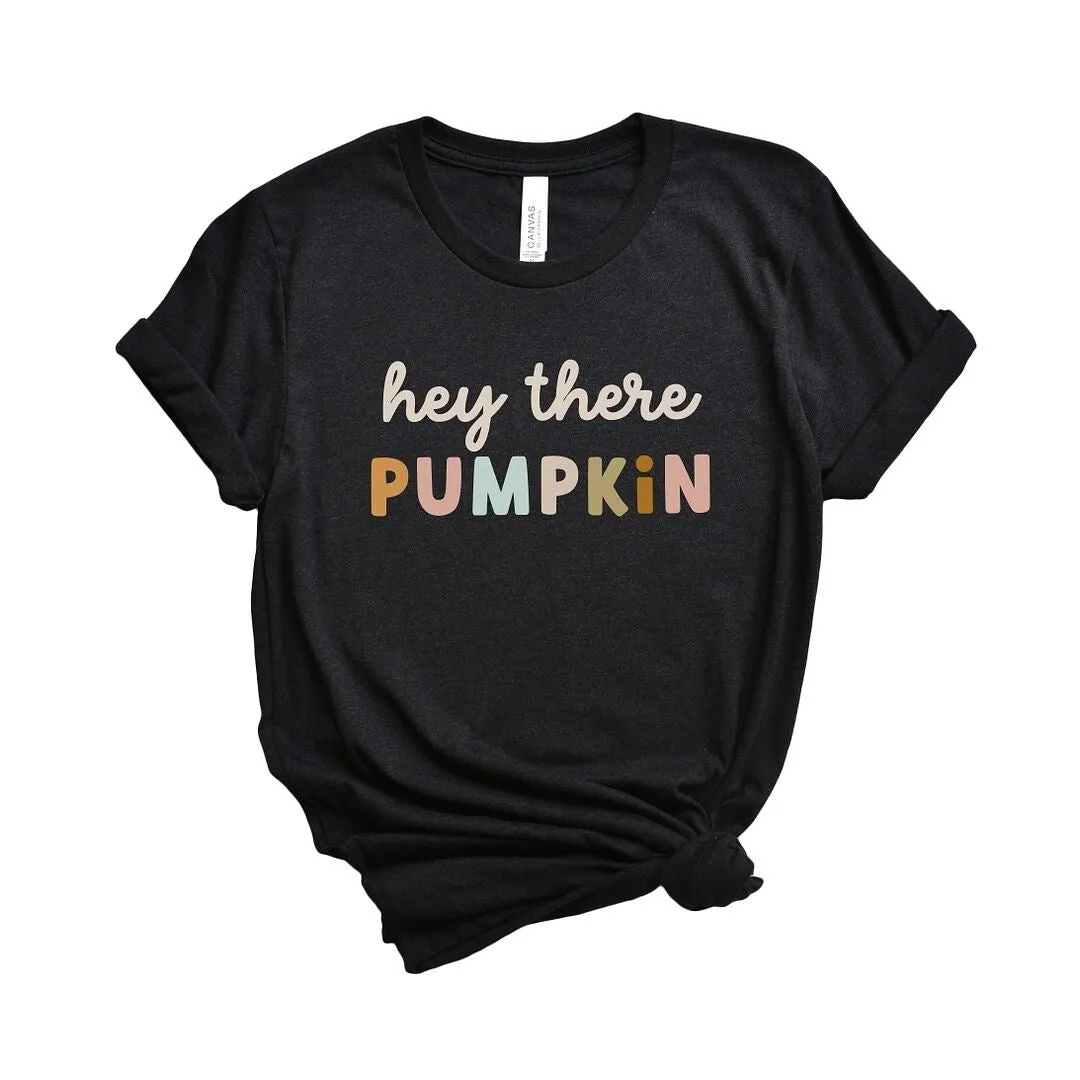 Hey There Pumpkin Colorful Short Sleeve Tee sold by Zulily product image thumbnail 2