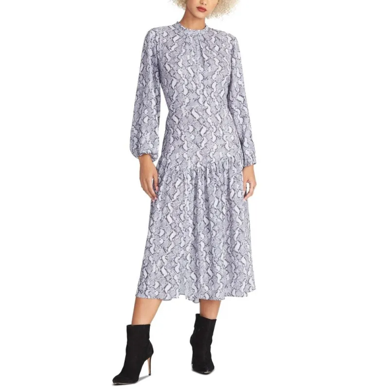 Rachel Roy Women's Raegan Snake Print Dress Gray Size X-Small sold by Zulily