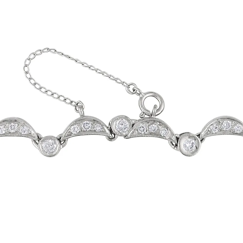 Auriya 14k Gold Vintage Round 3 carat Moissanite and 1/10ctw Diamond Engagement Ring sold by Zulily product image thumbnail 5