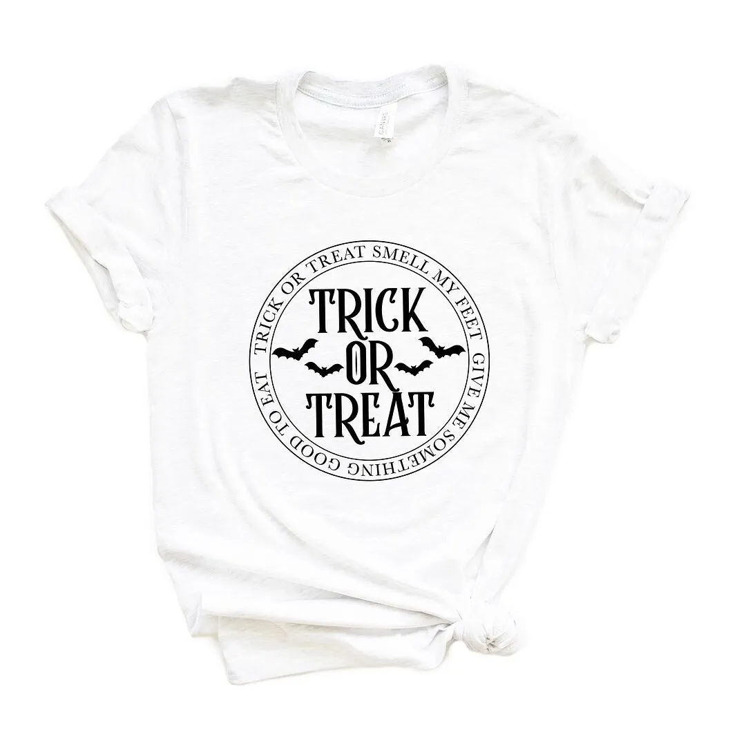Trick or Treat Circle Short Sleeve Tee sold by Zulily product image thumbnail 2