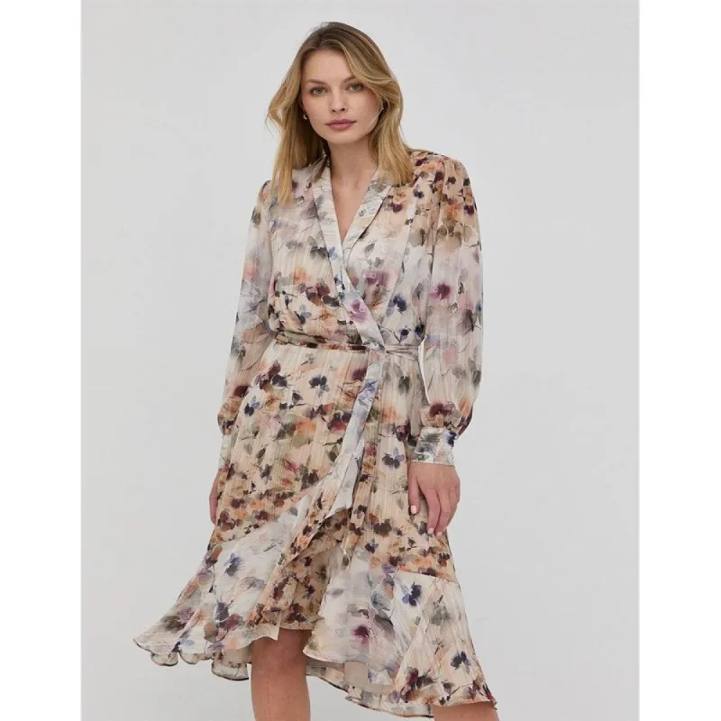 GUESS Women's Cocktail Dress Brown Size 38 made by Guess