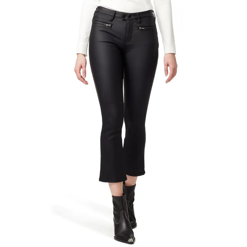 Sanctuary Women's Coated Wide Leg Bootcut Jeans Black Size -25 sold by Zulily