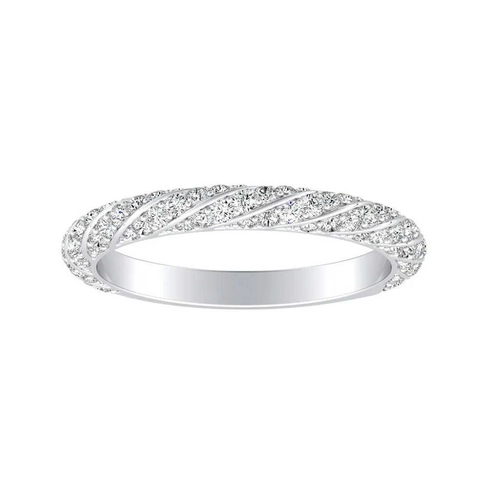 Auriya 1/2ctw Vintage Diamond Wedding Band Platinum sold by Zulily