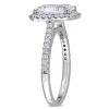 Miadora 2 7/8ct DEW Emerald-cut Moissanite Halo Engagement Ring in 10k White Gold sold by Zulily