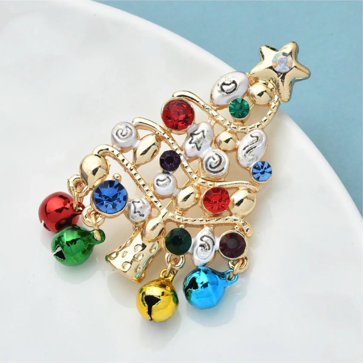 Don't AsK Goldtone & Multi Colored Christmas Tree With Ornaments sold by Zulily product image thumbnail 2