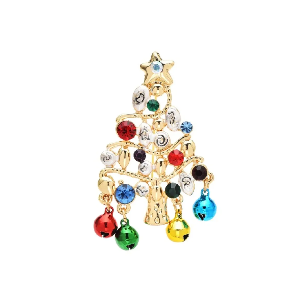 Don't AsK Goldtone & Multi Colored Christmas Tree With Ornaments sold by Zulily