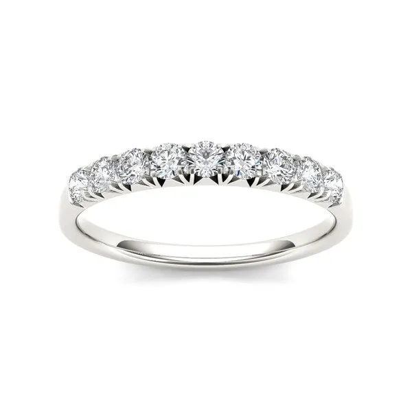 De Couer 14k White Gold 2/5ct TDW Diamond Women's Wedding Band - White H-I sold by Zulily product image thumbnail 5