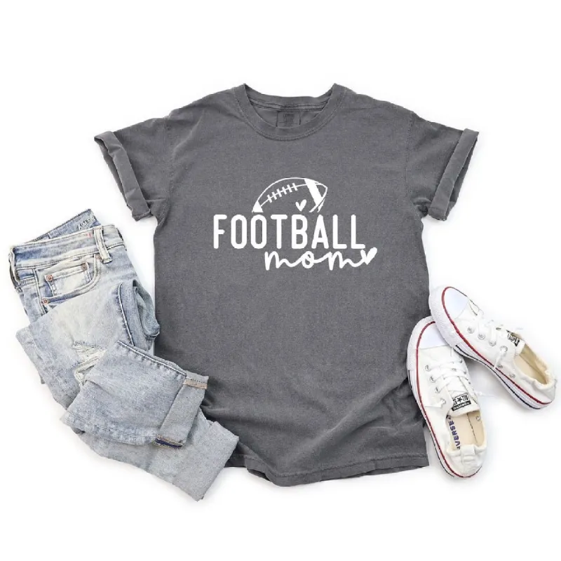 Football Mom Ball Garment Dyed Tee sold by Zulily