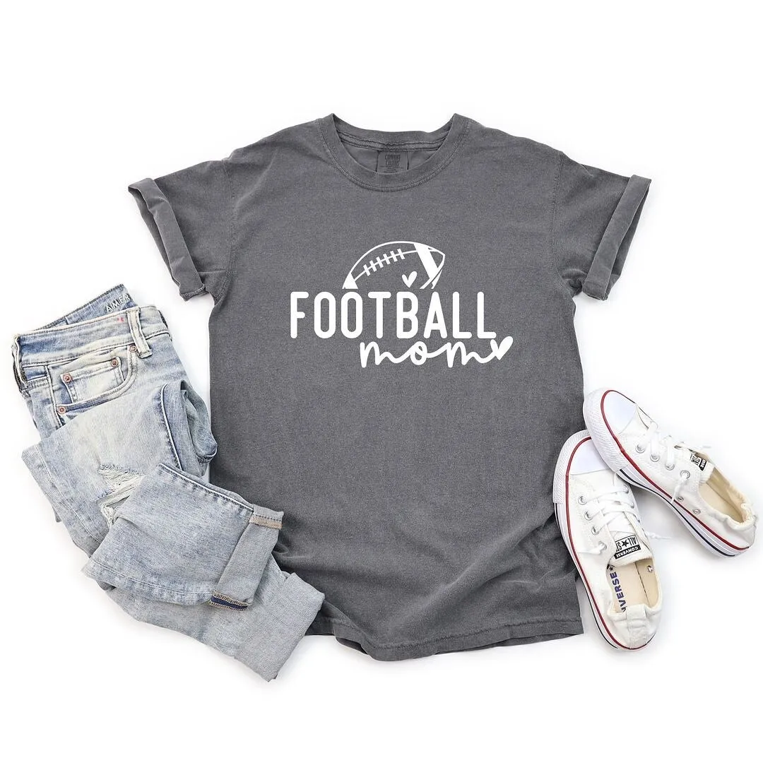 Football Mom Ball Garment Dyed Tee sold by Zulily