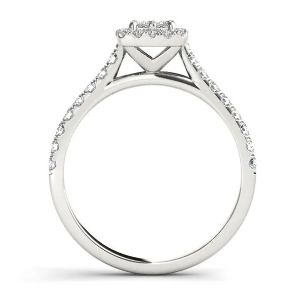 De Couer IGI Certified 10k Gold 1/2ct TDW Diamond Multi Stone Engagement Ring sold by Zulily product image thumbnail 3
