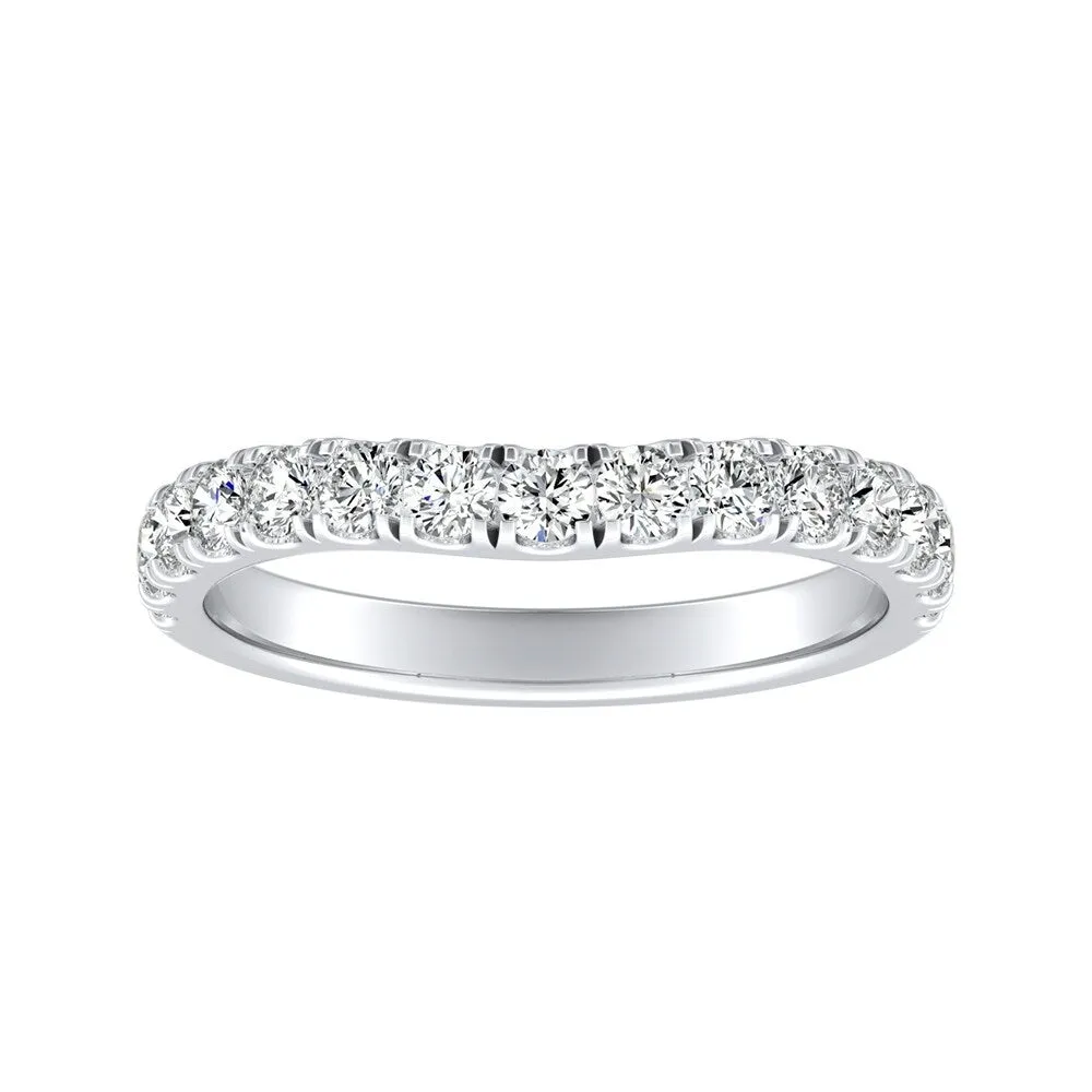 Auriya 5/8ctw Round Diamond Wedding Band 18k Gold sold by Zulily