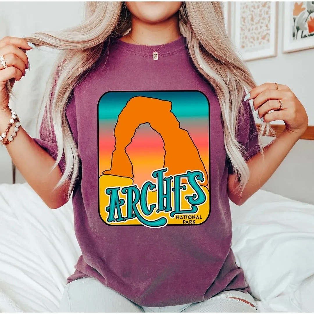 Vintage Arches Garment Dyed Tee sold by Zulily product image thumbnail 3