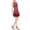 Donna Ricco Women's Sleeveless Lace Dress Wine Size 12 sold by Zulily