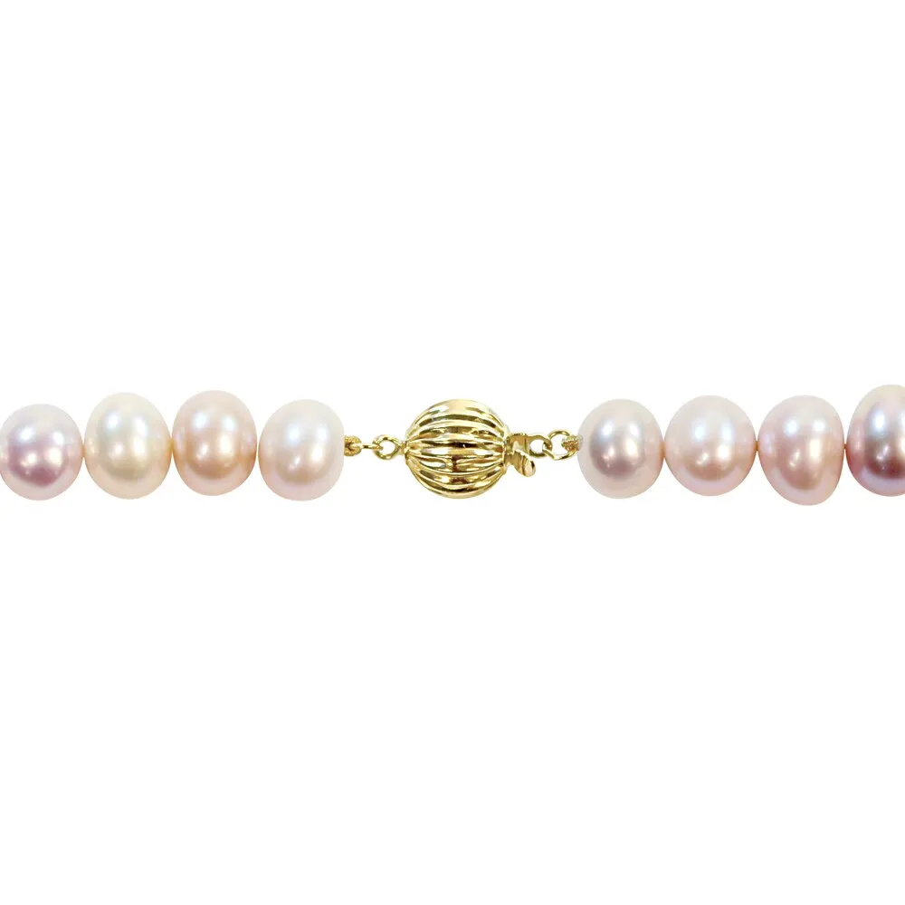 Miadora 14k Yellow Gold Multi-Color Cultured Freshwater Pearl Necklace (12.5-14.5 mm) sold by Zulily product image thumbnail 2