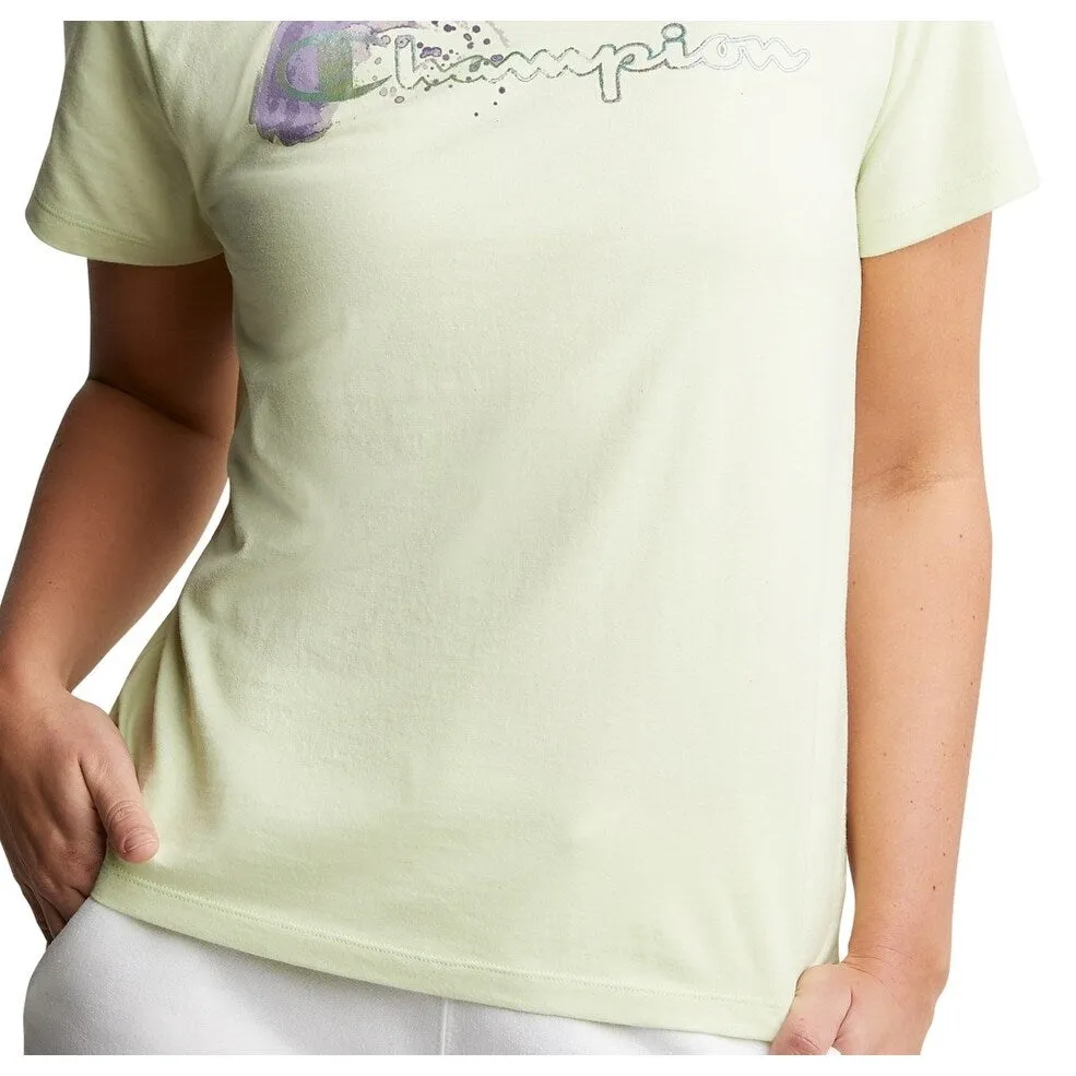 Champion Women's Classic T-Shirt Green Size X-Small sold by Zulily product image thumbnail 3