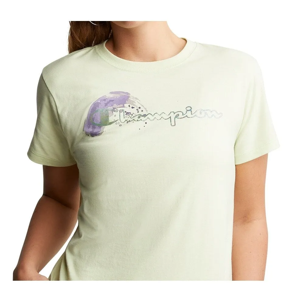 Champion Women's Classic T-Shirt Green Size X-Small sold by Zulily product image thumbnail 2