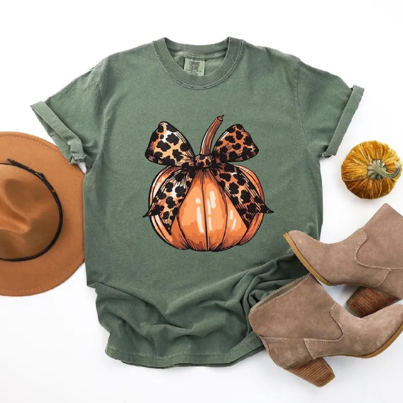 Coquette Fall Pumpkin Garment Dyed Tee sold by Zulily