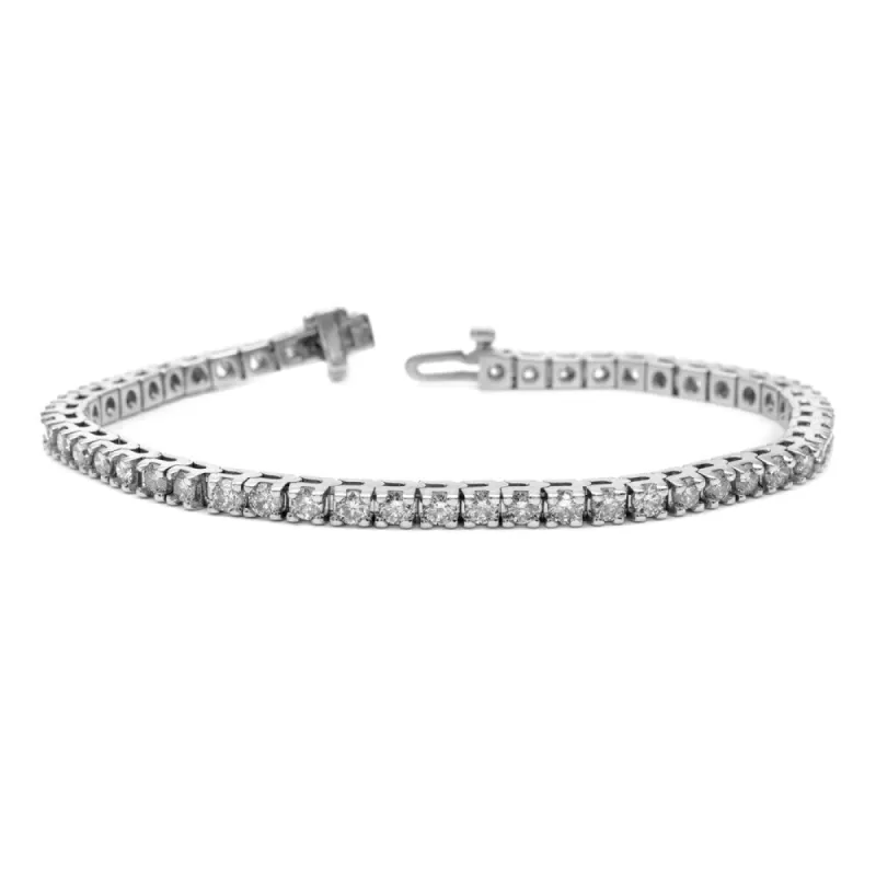 Auriya 14k Gold 8ct TDW Diamond Tennis Bracelet sold by Zulily