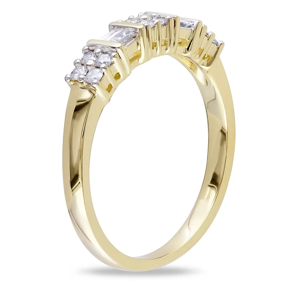Miadora 10k Yellow Gold 1/4ct TDW Diamond Ring sold by Zulily product image thumbnail 2