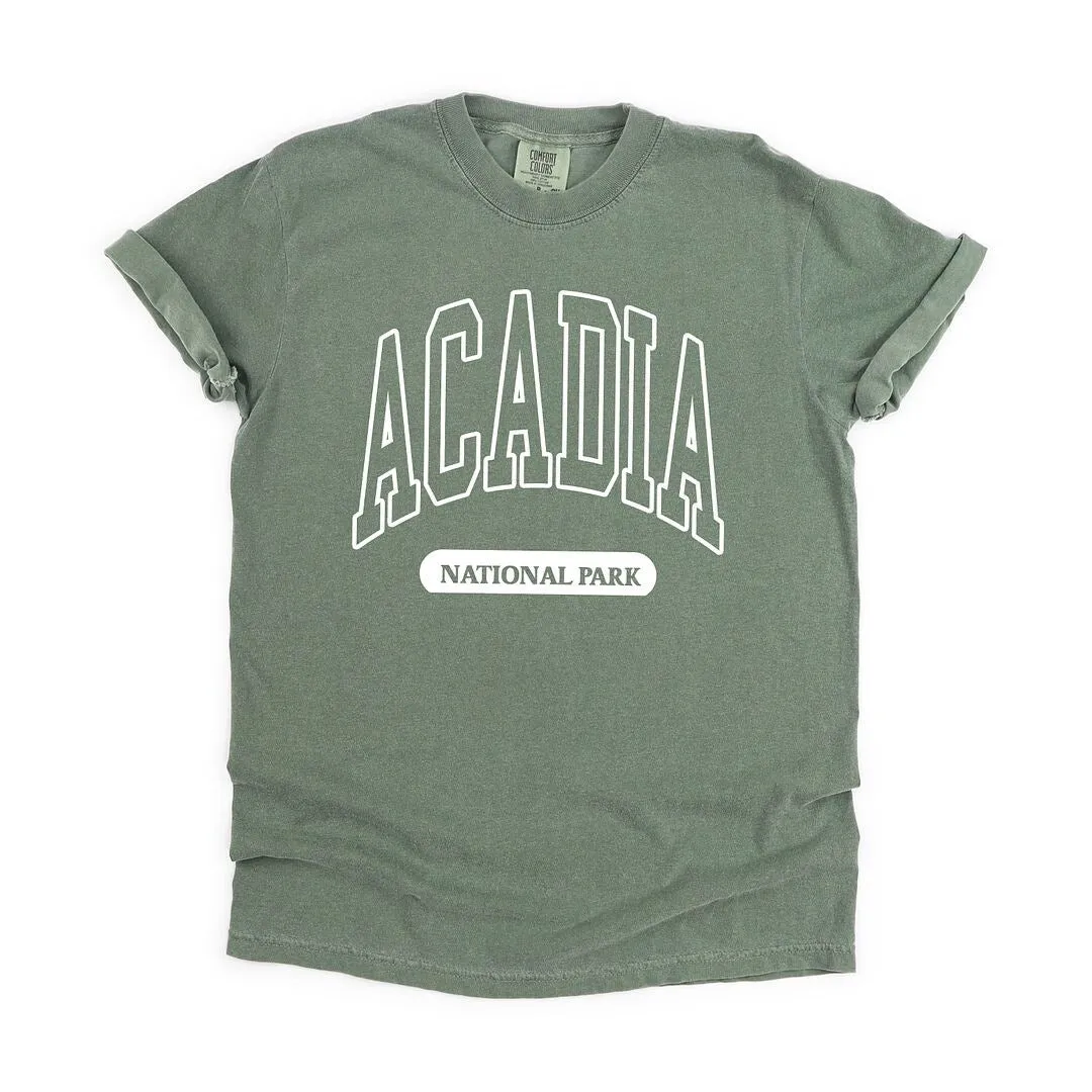 Acadia National Park Varsity Garment Dyed Tee sold by Zulily product image thumbnail 2