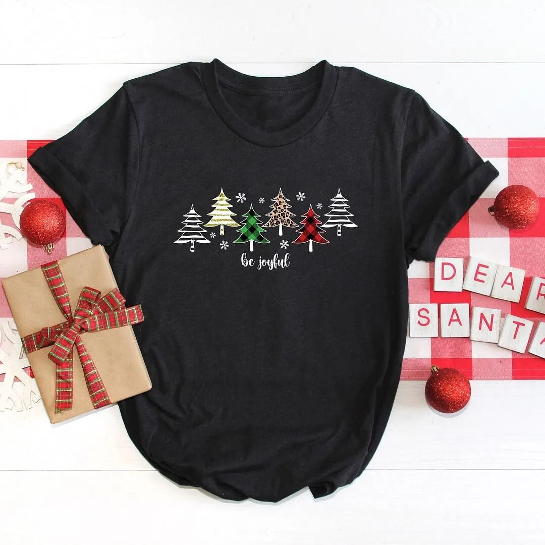 Be Joyful Trees Short Sleeve Tee sold by Zulily
