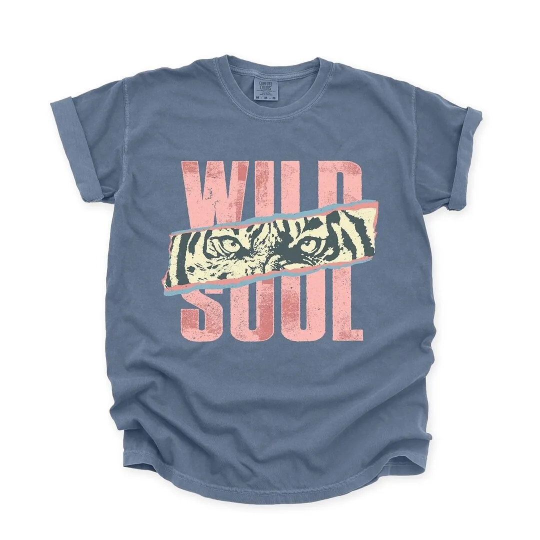 Wild Soul Tiger Garment Dyed Tee sold by Zulily product image thumbnail 2