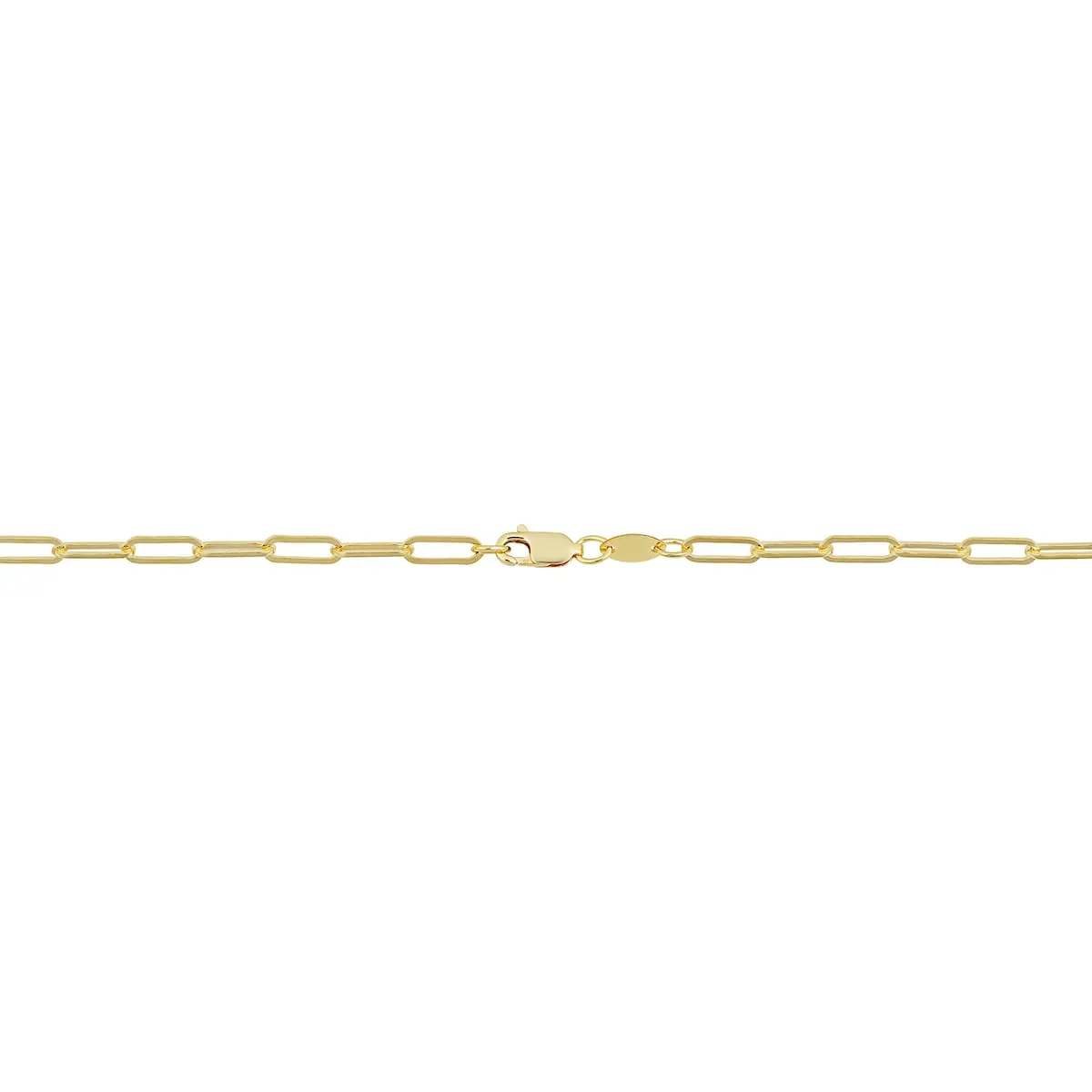 Solid 14k Gold Filled 3.1 mm Paper Clip Link Chain Necklace for Women (16, 18, 20, 24, 30 or 36 inches) sold by Zulily product image thumbnail 3