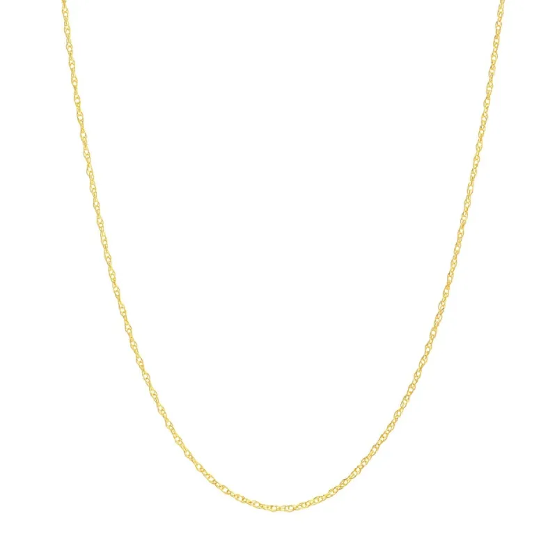 Curata 14k Yellow Gold 0.7mm Extendable Light Rope Chain Necklace (Spring-ring), 16-18" sold by Zulily