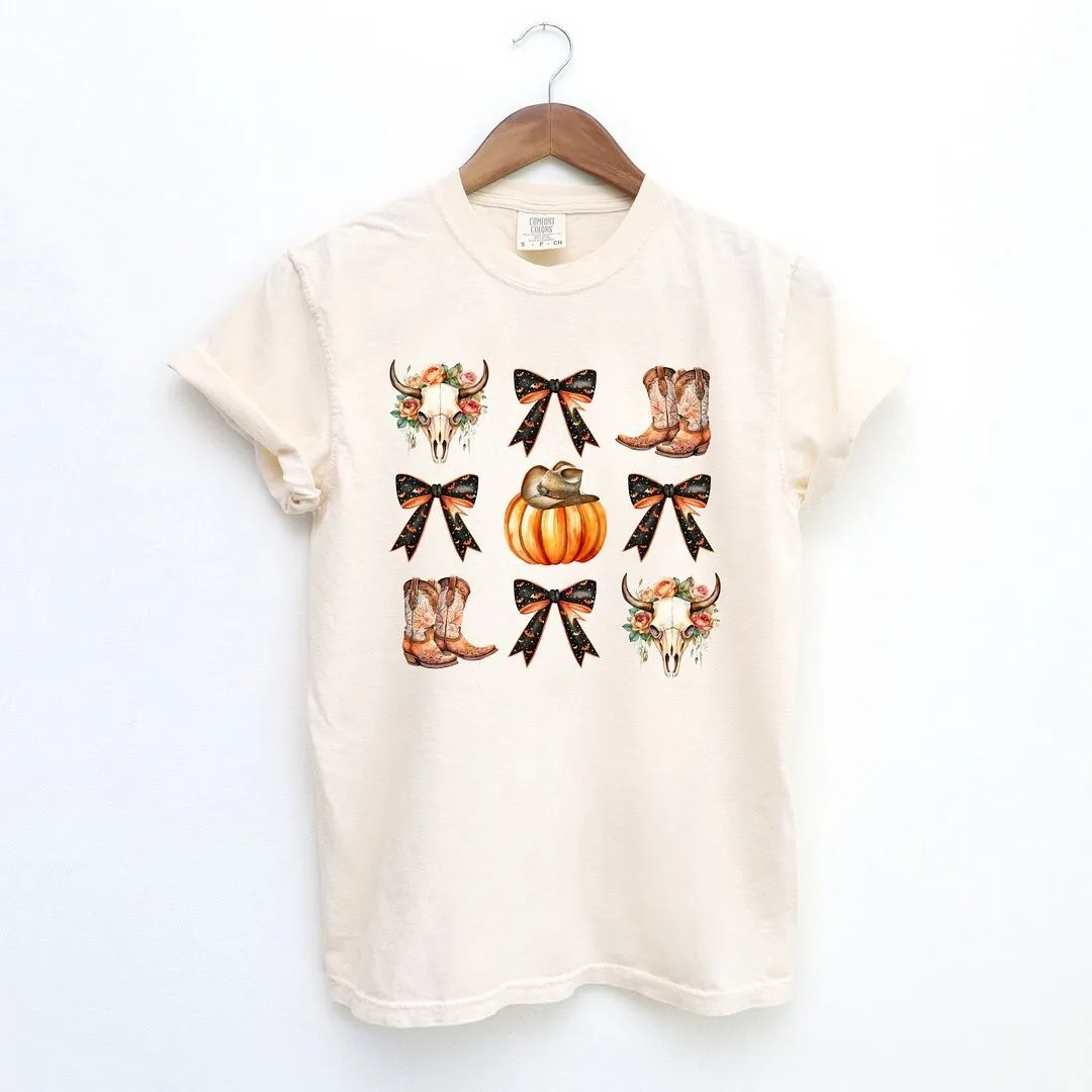 Coquette Western Halloween Chart Garment Dyed Tee sold by Zulily product image thumbnail 2