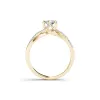 De Couer 10k Yellow Gold 1/2ct TDW Diamond Engagement Ring sold by Zulily