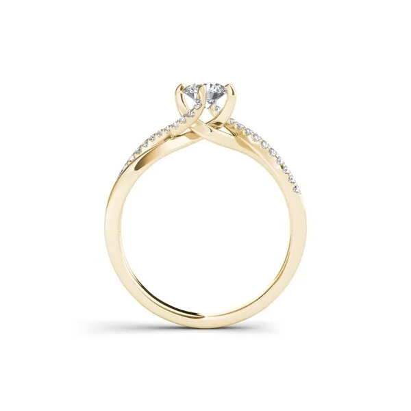 De Couer 10k Yellow Gold 1/2ct TDW Diamond Engagement Ring sold by Zulily product image thumbnail 3