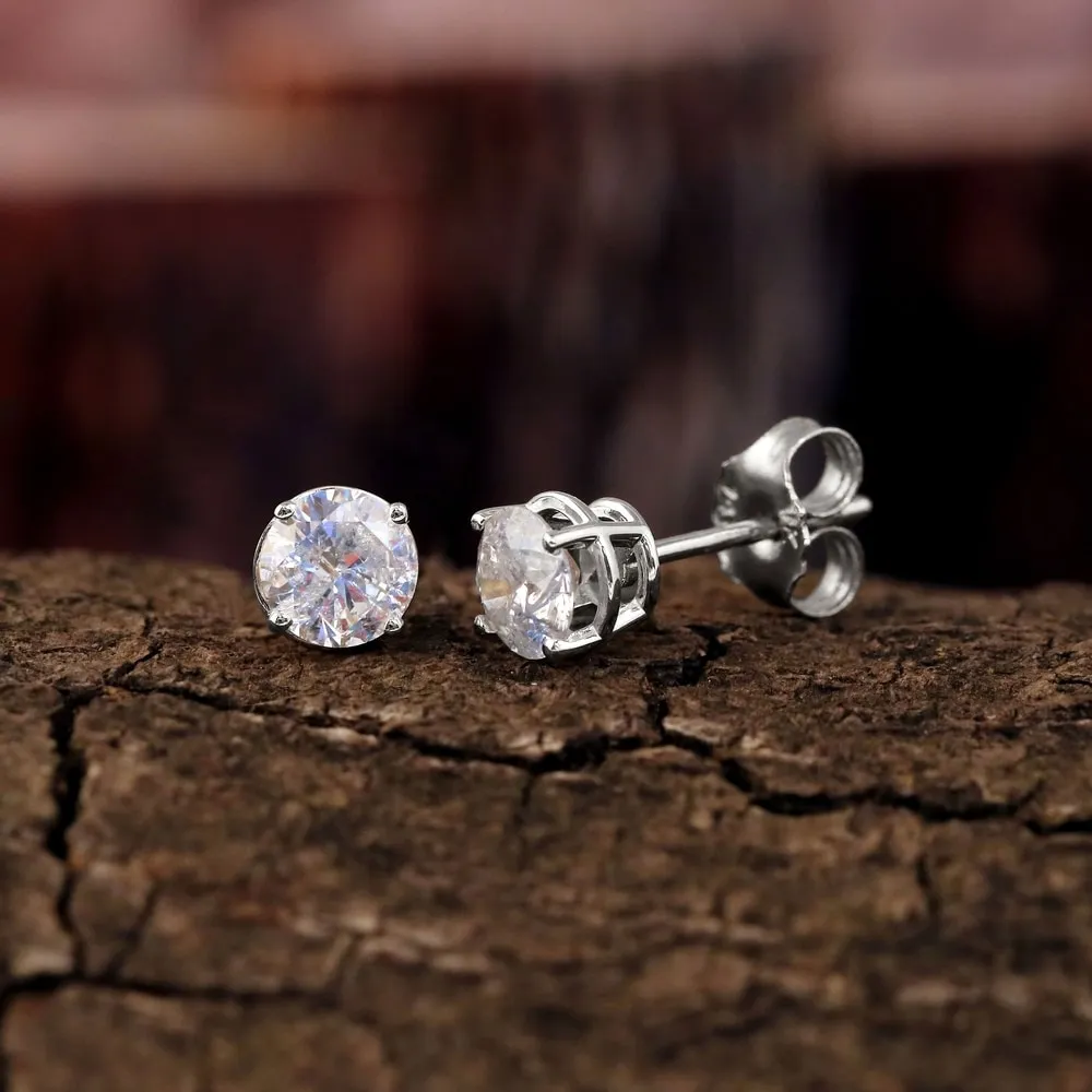 De Couer 1 ct tw Diamond Stud Earring 14kt Gold IJ Color I2I3 Clarity - 1carat sold by Zulily