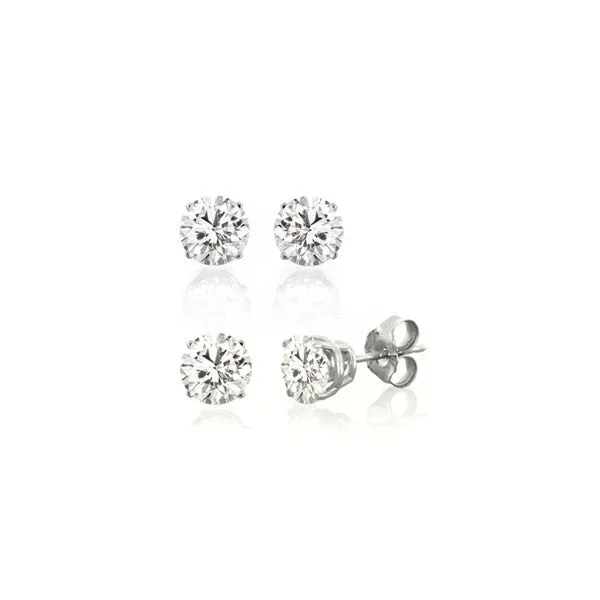 De Couer 1 ct tw Diamond Stud Earring 14kt Gold IJ Color I2I3 Clarity - 1carat sold by Zulily product image thumbnail 5