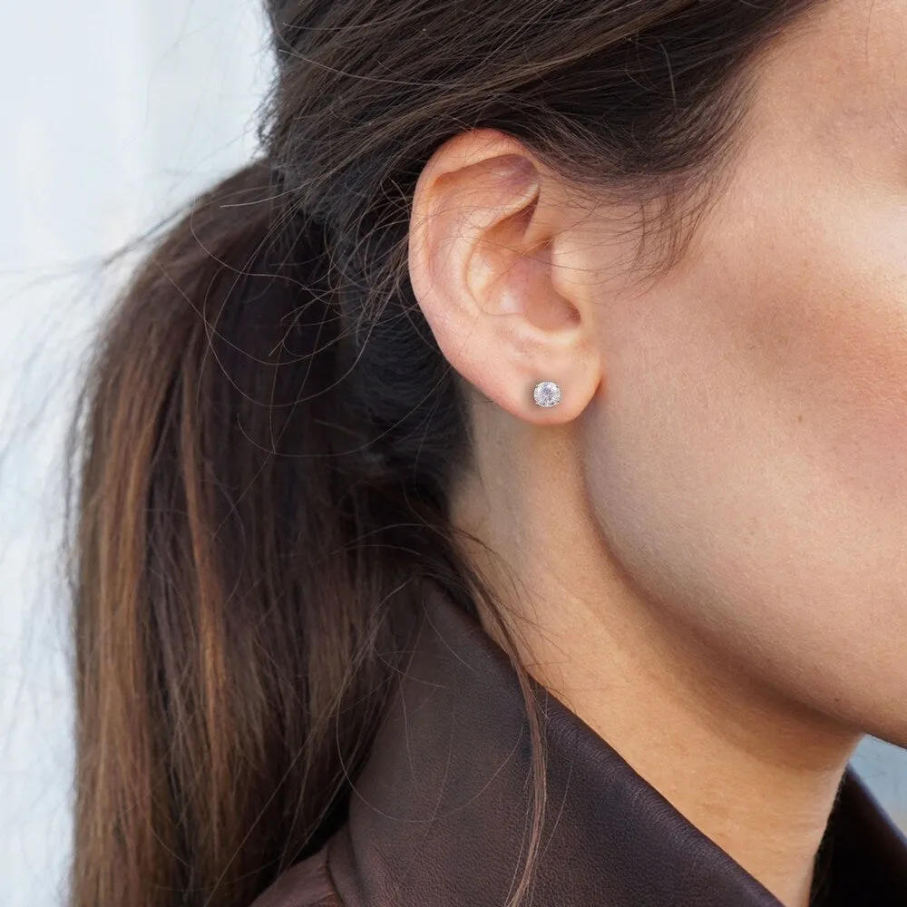 De Couer 1 ct tw Diamond Stud Earring 14kt Gold IJ Color I2I3 Clarity - 1carat sold by Zulily product image thumbnail 3