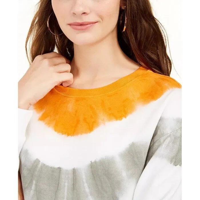 Rebellious One Juniors' Tie-Dyed Sweatshirt Gray Size Medium sold by Zulily product image thumbnail 3