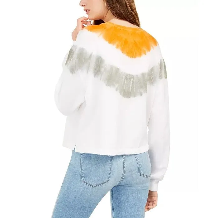 Rebellious One Juniors' Tie-Dyed Sweatshirt Gray Size Medium sold by Zulily product image thumbnail 2