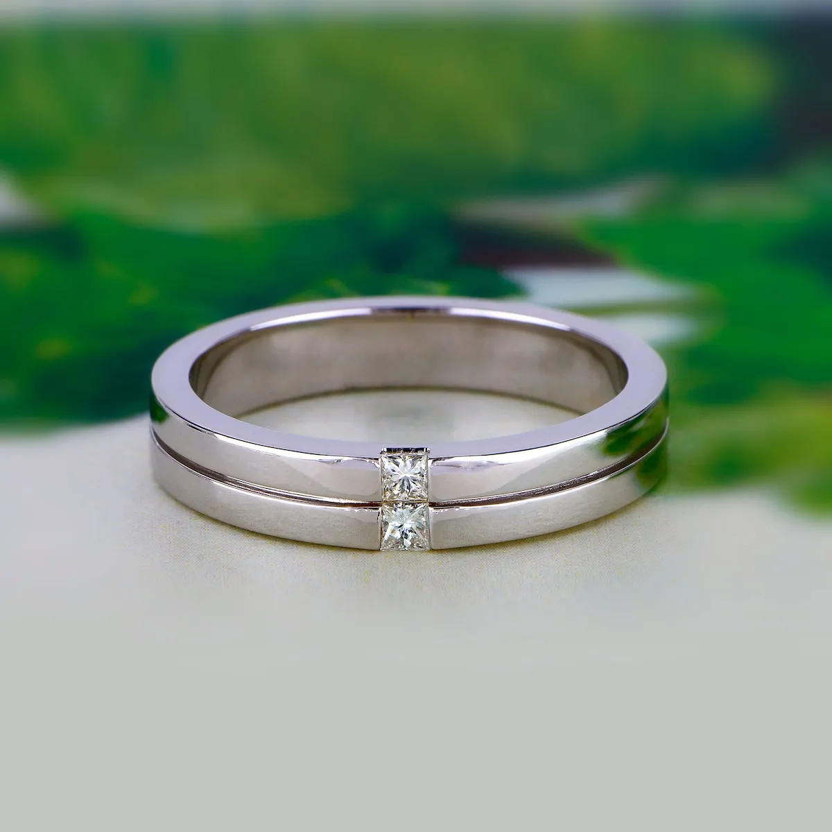 1/5ct TDW Diamond Men's Band in 14k Gold by De Couer sold by Zulily product image thumbnail 5