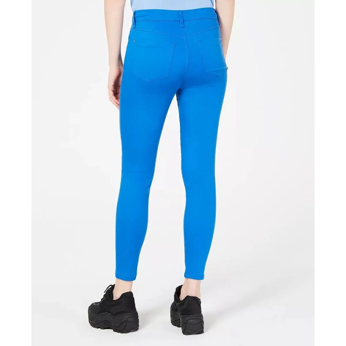 Celebrity Pink Juniors' Colored Skinny Ankle Jeans Blue Size 3 sold by Zulily product image thumbnail 2