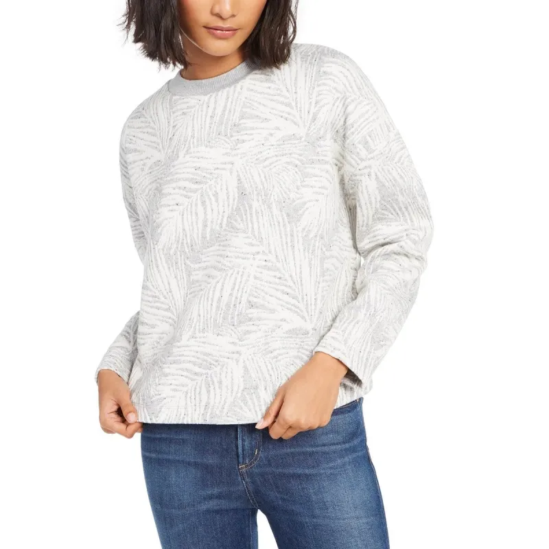 French Connection Women's Printed Sweatshirt Gray Size X-Small sold by Zulily