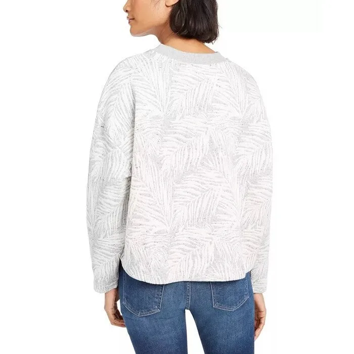 French Connection Women's Printed Sweatshirt Gray Size X-Small sold by Zulily product image thumbnail 2