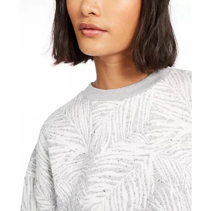 French Connection Women's Printed Sweatshirt Gray Size X-Small sold by Zulily product image thumbnail 3