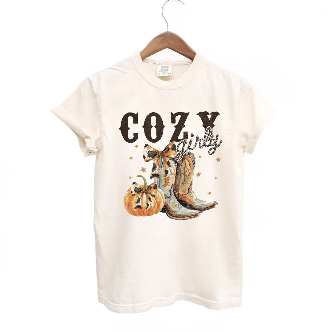 Coquette Fall Western Boots Garment Dyed Tee sold by Zulily product image thumbnail 2