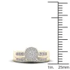 De Couer 3/4ct TDW Diamond Cluster Bridal Sets sold by Zulily