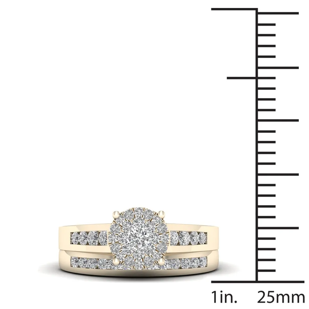 De Couer 3/4ct TDW Diamond Cluster Bridal Sets sold by Zulily product image thumbnail 4
